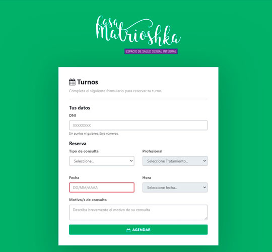 Formulario Web
