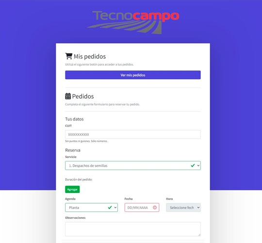 Formulario Web
